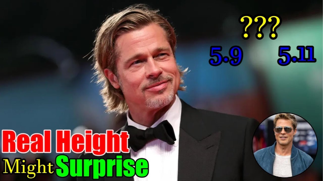 Brad Pitt Actual Height May Surprise You