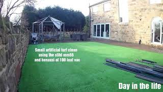 Stihl Mm55 Artifcial Gr Cleaning Maintenance