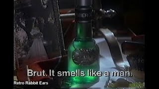 Brut Cologne Commercial From 1987 'It Smells Like A Man'