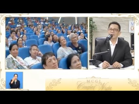 MCGI Couples Night - Nov. 2, 2025 with Brother Daniel Razon - YouTube