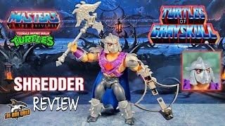 MOTU Origins Turtles of Grayskull SHREDDER Figure Review with Parts Swapping!