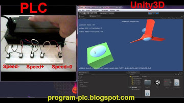 PLC Connect to Unity3D Game Engine Using Modbus Serial Communication