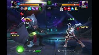 Serpent vs Node 17 Bullseye | _GOW_ vs CR_LV | AW Season 66 #3 | Marvel Contest of Champions