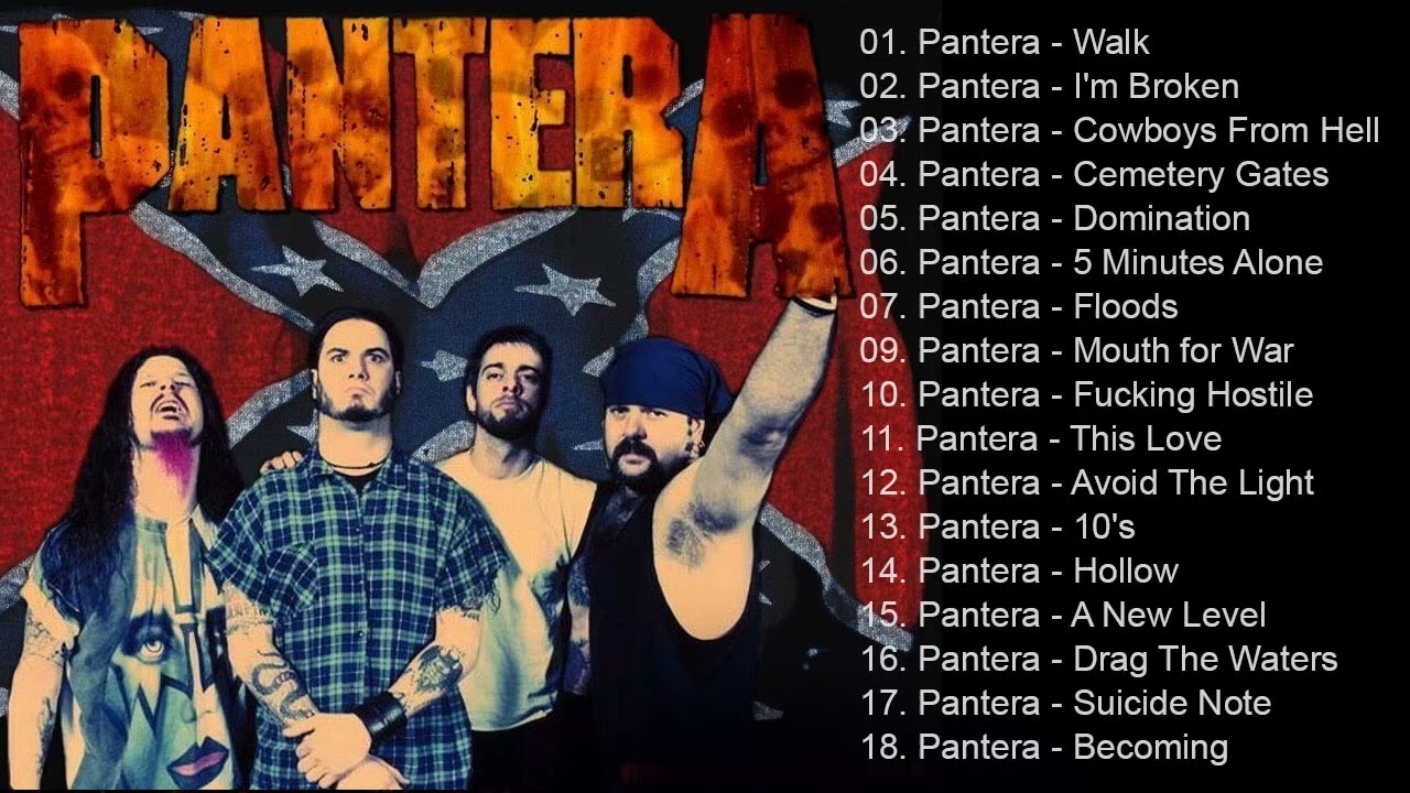 P A N T E R A Greatest Hits Full Album - Best Songs Of P A N T E R A Playlist