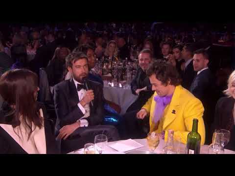 Jack Whitehall chatting with Harry Styles (Brit Awards 2020)