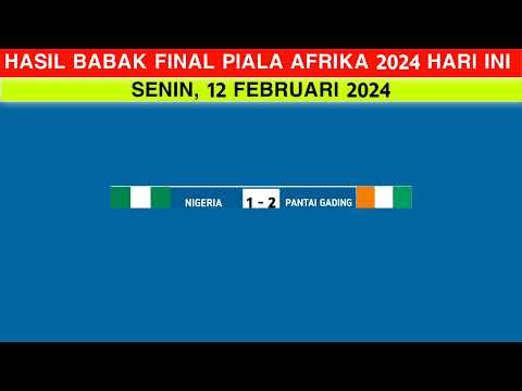 Highlights - Nigeria vs Pantai gading 1-2 | Hasil final piala Afrika tadi malam