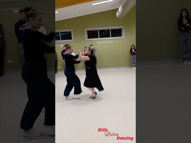 A little role-reversal fun on the dance floor! 💃✨

In this improvised Salsa demo, Lauren took the lead while Cynthia br