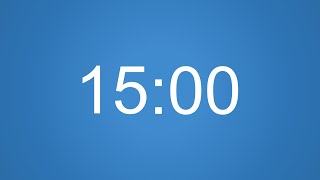 15 Minute Countdown Timer 4K
