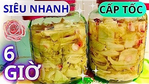 Cách Làm Dưa Cải Muối Chua Vàng Giòn Cấp Tốc Không Phơi Nắng Không Chần Nước Sôi || qtmd