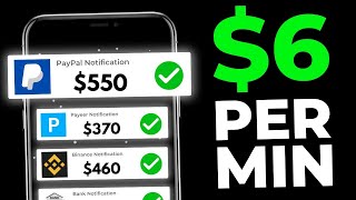 $6 00 PER Min �� Get Paid To TEST Websites & Apps 720p60