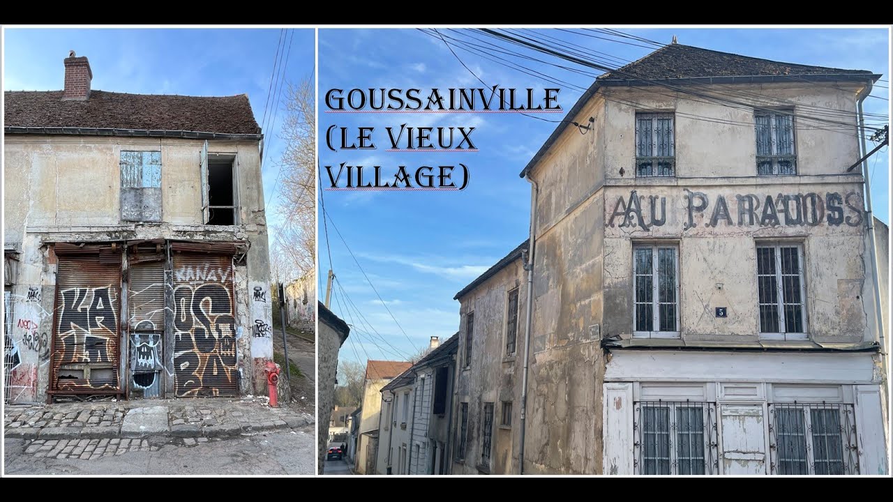 Goussainville (le Vieux Village), France - Partially abandoned French village - March 2022
