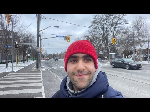 Toronto New Years Day Walk Walking Maxome Ave From Finch East To Steeles East January 1st 2024 
