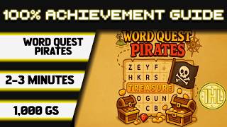 Word Quest Pirates 100% Achievement Walkthrough * 1000GS in 2-3 Minutes * screenshot 3