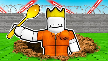 i dug out of ROBLOX PRISON using a SPOON...