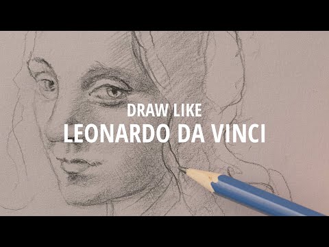 DRAW LIKE LEONARDO DA VINCI Study of a Young Woman