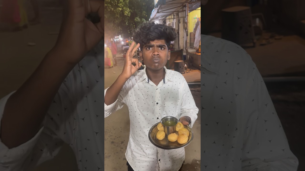 💥🤯என்னது 1₹ ரூபாய்க்கு pani Puri 🍘தராங்களா..!. #shorts #trending #sapadu 🤤