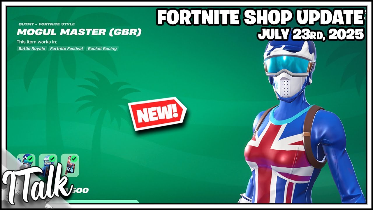 *NEW* CONTROLLER SKIN & ALL MOGULS ARE BACK! Fortnite Shop [July 23rd, 2025] (Fortnite Chapter 6)