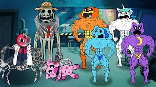 Zoonomaly animation - SMILING CRITTERS but they Muscle.. rescue PICKY PIGGY | Swap Speedpaint