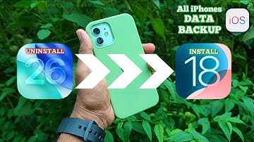 Uninstall or Downgrade iOS 26 to iOS 18 | Without Data Loss ✅