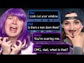 FUNNIEST GENDER SWAP ROLEPLAY EVER |  The Watcher Text Story (Part 1)