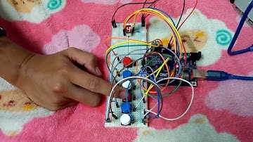 Button Switch with 7 Segment