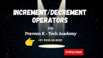 Increment/Decrement Operators in PHP | What is Increment/Decrement Operator | इन्क्रीमेंट/डेक्रेमेंट