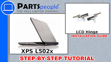 Dell XPS 15 (L502X) LCD Hinge How-To Video Tutorial