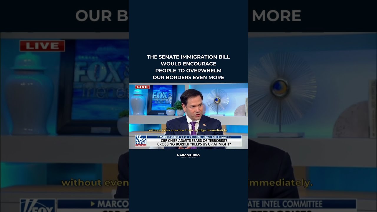The Senate Immigration Bill Would Encourage People To Overwhelm Our Borders Even More