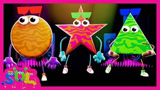 Learn Shapes + More kids learning videos - Sing, Dance & Learn! | SDL Kids Tv
