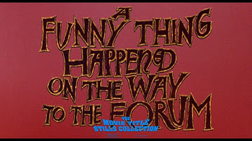 A Funny Thing Happened on the Way to the Forum (1966) title sequence
