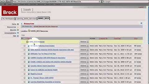 Sakai/Isaak tutorial for SSWD Brock University.mov