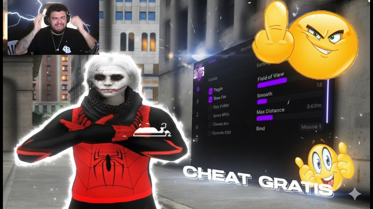 ACHEI O MELHOR MOD MENU GRÁTIS DO FIVEM 2026! CHEAT FREE + PASSO A PASSO!