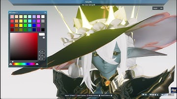 PSO2 NGS Character Creation Tutorial, Dark Witch Mia