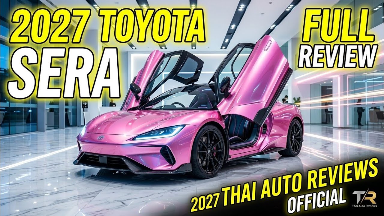 ◆TOYOTA トヨタ セラ SERA クリスタルオブジェ　217 Shocking Comeback in 2027] The new Toyota Sera in Crystal Pink is