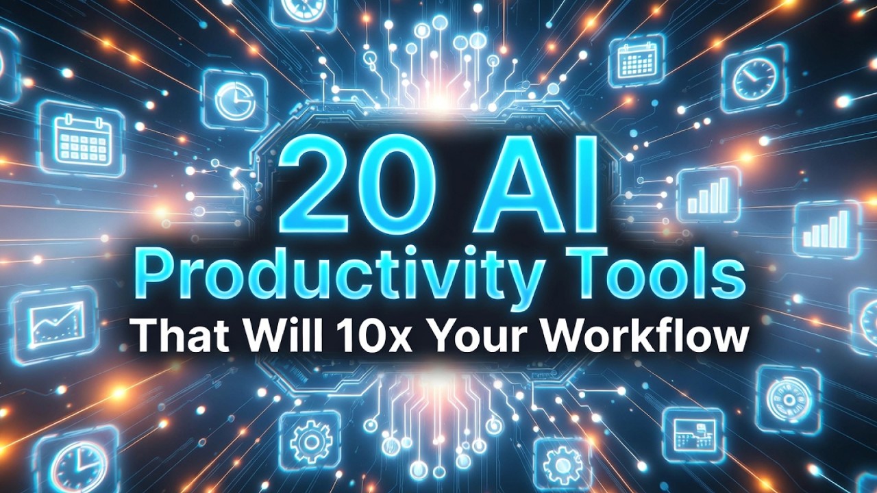 20 AI Productivity Tools That Will 10x Your Workflow - YouTube