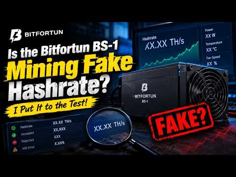 Is the Bitfortun BS-1 Mining Fake Hashrate? I Put It to the Test!