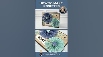 Make quick and easy rosettes #shorts  #diy