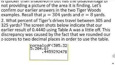 Section 2.2C Normal Distribution Calculations