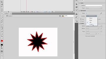 Flash graphic to symbol with classic tween rotation and scale