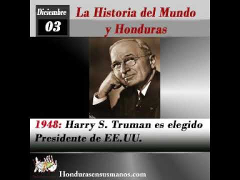 03 de Diciembre  1948, Harry S  Truman es elegido Presidente de EE UU