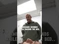 That awkward moment when you have to entertain your client while the bed is coming up