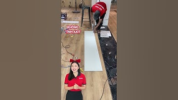 Thi công ốp cột vuông với tấm ốp than tre vân đá trắng sứ