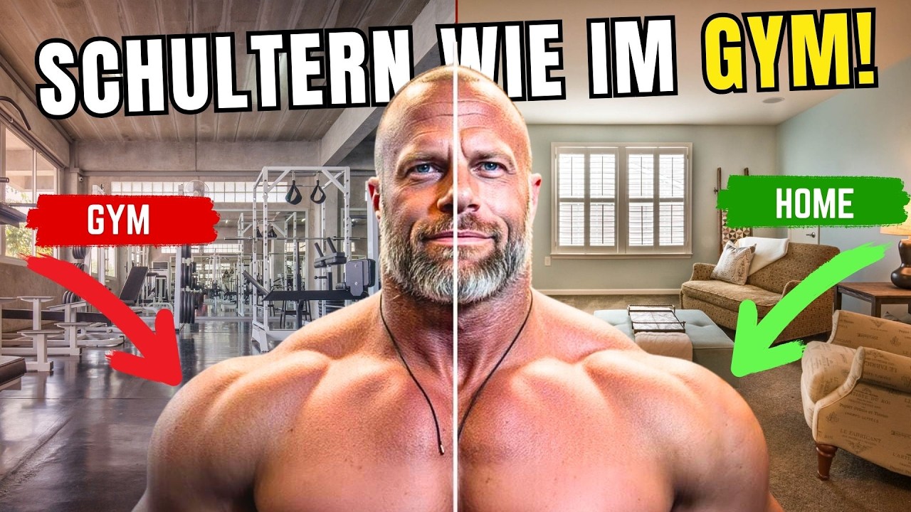 KRASSE Schultern ZUHAUSE! Heimtraining wie im Studio - Schultern mit Gotti