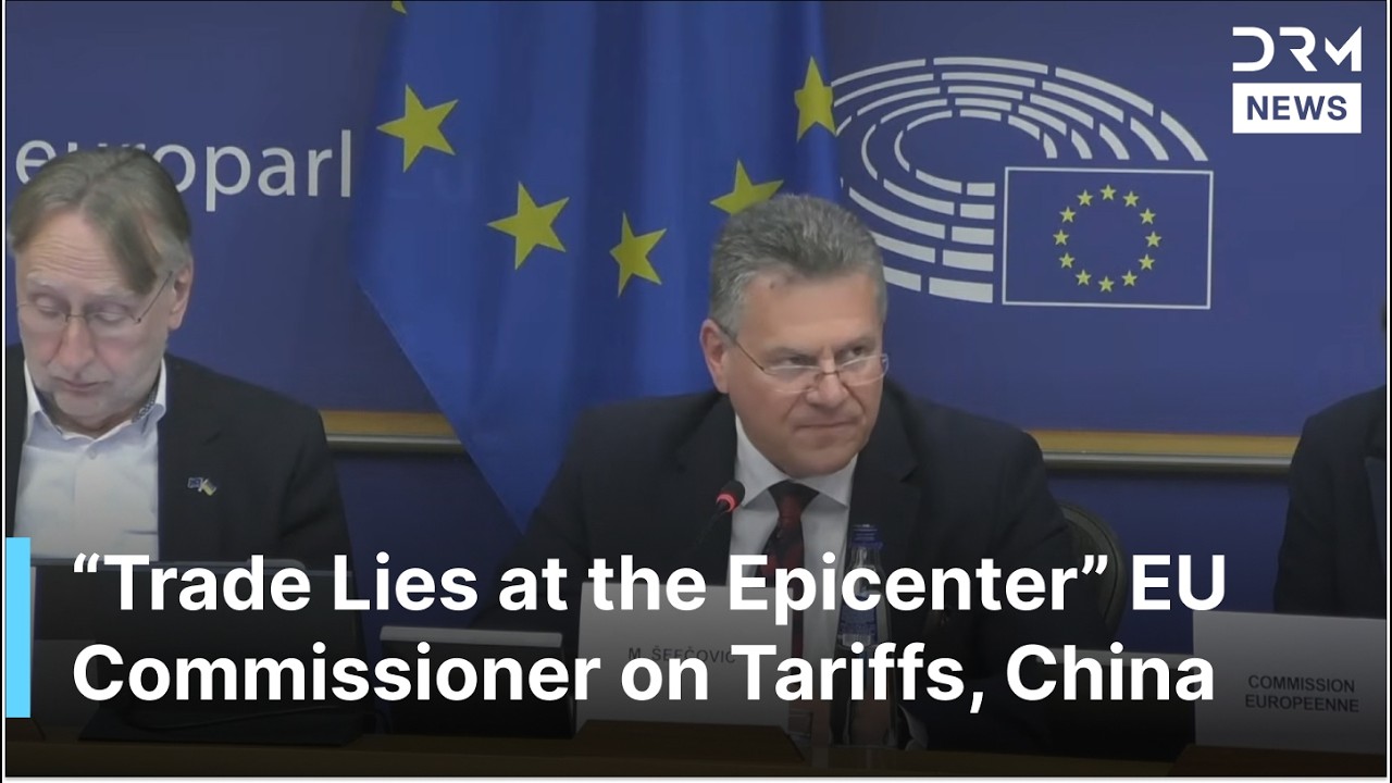 BREAKING NEWS: EU Trade Chief Warns on US Tariffs, China Dominance in ...