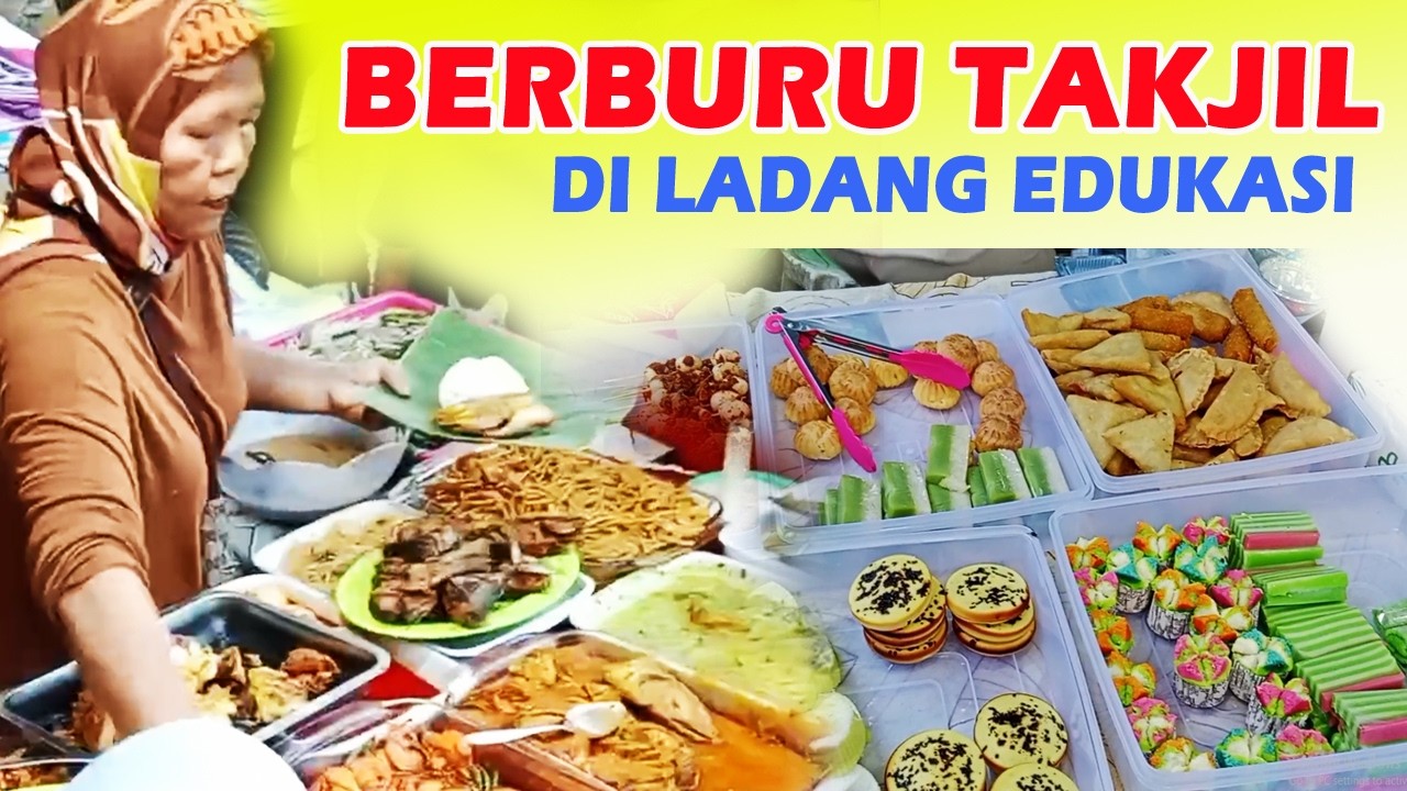 Surga Takjil Medan di Ladang Edukasi ??