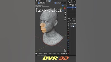 【04】Blender Quick 𝐓𝐢𝐩𝐬 & Keyboard Shortcut ➦ Lasso Select