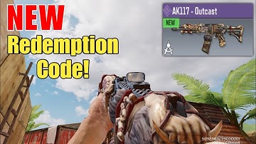 *NEW* REDEMPTION CODE FOR AK117 OUTCAST (GARENA) | COD MOBILE