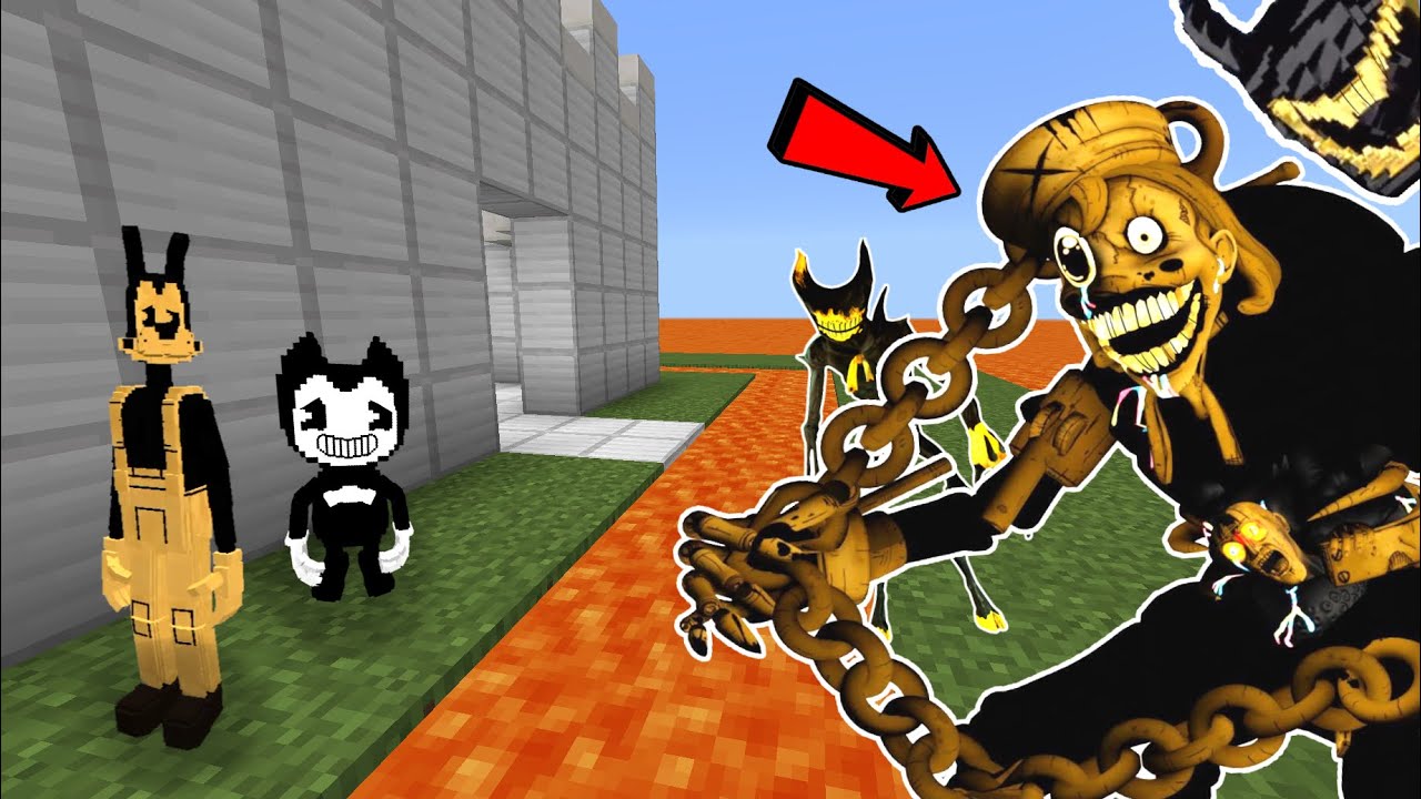 Bendy and the Dark Revival VS The Most Secure Minecraft Castle (BATDR ...