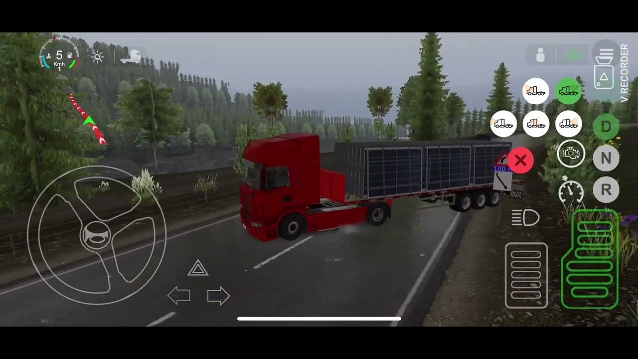 | Universal Truck Simulator |Truck Game| Transport Solar Plates In ...