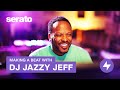 Dj jazzy jeff i making a beat in serato studio